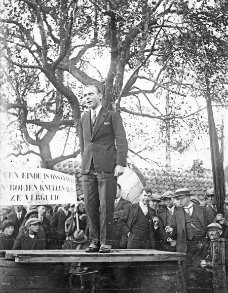 Toespraak van Gerard Romsée op de Landdag van de Katholieke Vlaamsche Volkspartij Limburg (KVVL), Tessenderlo, 1930. (ADVN, VFA3757)