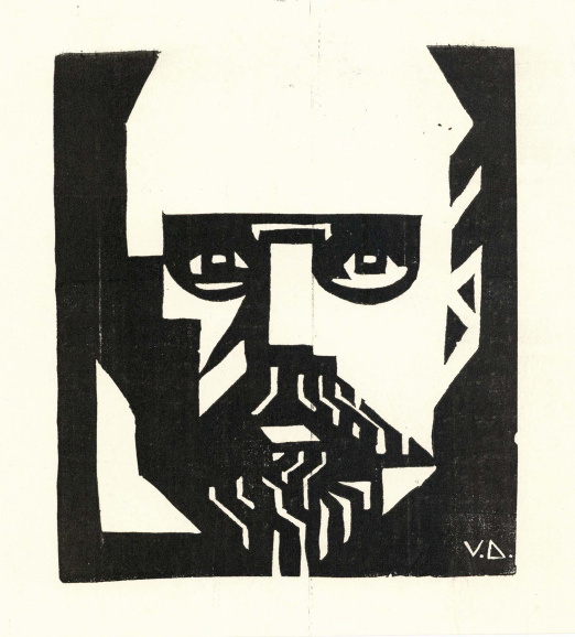 <p>Victor Delhez, <em>Borms</em>, 1922. (Collectie Stad Antwerpen, Letterenhuis, tglhpr1585)</p>