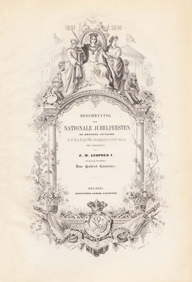 In 1856 was Hendrik Conscience de auteur van het feestalbum naar aanleiding van de viering van 25 jaar koningschap van Leopold I. (ADVN, VC470)